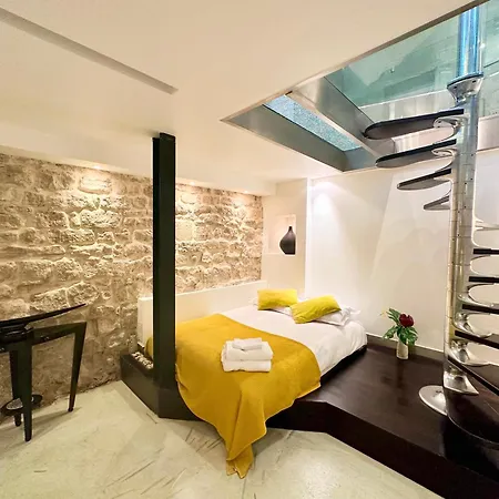 Large Luxury Loft With Ac 3 To 4 Bedrooms Montorgueil Louvre Appartamento